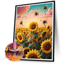 Load image into Gallery viewer, Sunflower 30*40CM(Picture) Full Square Drill Diamond Painting
