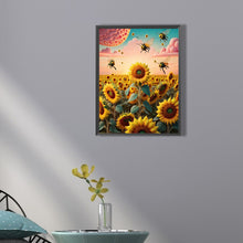 Load image into Gallery viewer, Sunflower 30*40CM(Picture) Full Square Drill Diamond Painting
