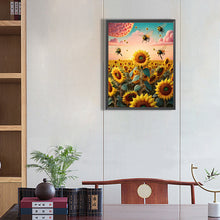 Load image into Gallery viewer, Sunflower 30*40CM(Picture) Full Square Drill Diamond Painting
