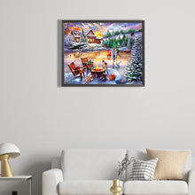 Load image into Gallery viewer, Rural Snow Scene 50*40CM(Canvas) Full Square Drill Diamond Painting
