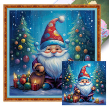 Load image into Gallery viewer, Christmas Gnome (50*50CM) 11CT 3 Stamped Cross Stitch
