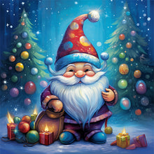 Load image into Gallery viewer, Christmas Gnome (50*50CM) 11CT 3 Stamped Cross Stitch
