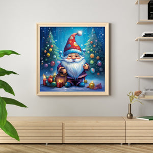 Christmas Gnome (50*50CM) 11CT 3 Stamped Cross Stitch