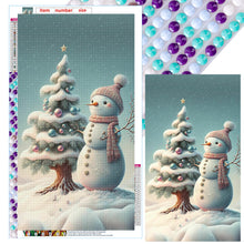 Load image into Gallery viewer, Snowman 40*70CM(Canvas) Full Round Drill Diamond Painting
