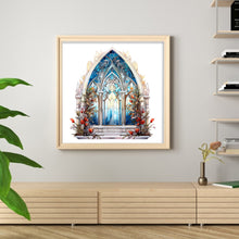 Load image into Gallery viewer, Window Grille-Christmas Elements (40*40CM) 14CT 2 Stamped Cross Stitch
