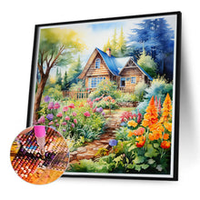 Load image into Gallery viewer, Garden House 40*40CM(Canvas) Full Round Drill Diamond Painting
