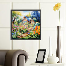 Load image into Gallery viewer, Garden House 40*40CM(Canvas) Full Round Drill Diamond Painting
