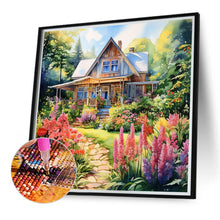 Load image into Gallery viewer, Garden House 40*40CM(Canvas) Full Round Drill Diamond Painting
