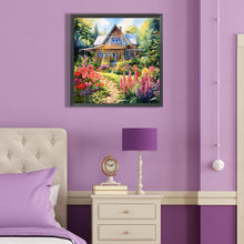 Load image into Gallery viewer, Garden House 40*40CM(Canvas) Full Round Drill Diamond Painting
