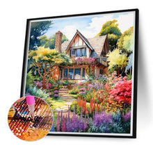 Load image into Gallery viewer, Garden House 40*40CM(Canvas) Full Round Drill Diamond Painting
