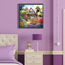 Load image into Gallery viewer, Garden House 40*40CM(Canvas) Full Round Drill Diamond Painting
