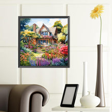 Load image into Gallery viewer, Garden House 40*40CM(Canvas) Full Round Drill Diamond Painting
