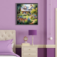 Load image into Gallery viewer, Garden House 40*40CM(Canvas) Full Round Drill Diamond Painting
