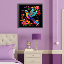 Load image into Gallery viewer, Hummingbird 40*40CM(Canvas) Full Round Drill Diamond Painting
