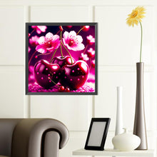 Load image into Gallery viewer, Cherry Blossom Cherry Christmas Eve 40*40CM(Canvas) Full Round Drill Diamond Painting

