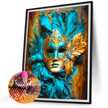 Load image into Gallery viewer, Masquerade Mask 40*50CM(Canvas) Full Round Drill Diamond Painting
