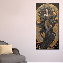 Load image into Gallery viewer, Black Robed Dharma Woman 40*80CM(Canvas) Full Round Drill Diamond Painting
