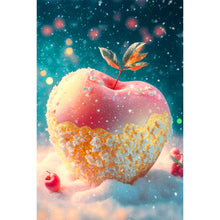 Load image into Gallery viewer, Apple Under The Flying Snow 40*60CM(Canvas) Full Round Drill Diamond Painting
