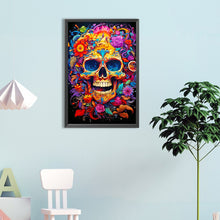 Load image into Gallery viewer, Color Skull 40*60CM(Canvas) Full Round Drill Diamond Painting

