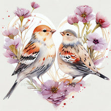 Load image into Gallery viewer, Love Sparrow 40*40CM(Canvas) Full Round Drill Diamond Painting
