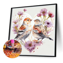 Load image into Gallery viewer, Love Sparrow 40*40CM(Canvas) Full Round Drill Diamond Painting
