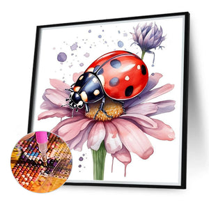 Ladybug 40*40CM(Canvas) Full Round Drill Diamond Painting