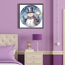 Load image into Gallery viewer, Snowman 40*40CM(Canvas) Full Round Drill Diamond Painting
