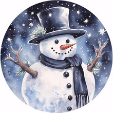 Load image into Gallery viewer, Snowman 40*40CM(Canvas) Full Round Drill Diamond Painting
