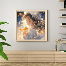 Load image into Gallery viewer, Girl (50*50CM) 11CT 3 Stamped Cross Stitch

