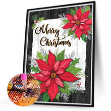Load image into Gallery viewer, Christmas Poinsettia 30*40CM(Canvas) Full Round Drill Diamond Painting
