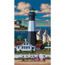 Load image into Gallery viewer, Lighthouse 30*60CM(Canvas) Full Round Drill Diamond Painting
