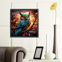 Load image into Gallery viewer, Owl 40*40CM(Canvas) Full Round Drill Diamond Painting
