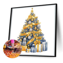 Load image into Gallery viewer, Colorful Christmas Tree 30*30CM(Canvas) Partial Special Shaped Drill Diamond Painting

