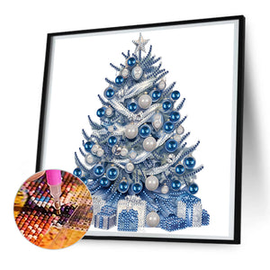 Colorful Christmas Tree 30*30CM(Canvas) Partial Special Shaped Drill Diamond Painting