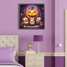 Load image into Gallery viewer, Minions And Jack-O-Lanterns 40*40CM(Canvas) Full Round Drill Diamond Painting
