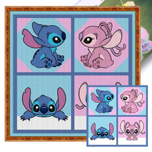 Load image into Gallery viewer, Stitch And Angie (50*50CM) 11CT 3 Stamped Cross Stitch
