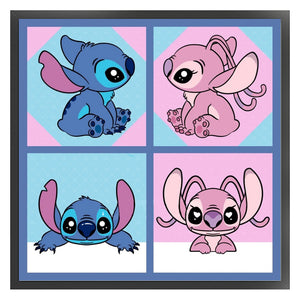 Stitch And Angie (50*50CM) 11CT 3 Stamped Cross Stitch
