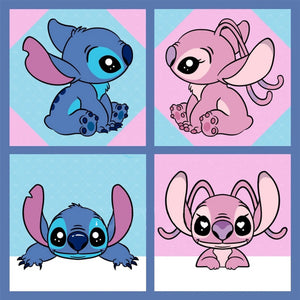 Stitch And Angie (50*50CM) 11CT 3 Stamped Cross Stitch