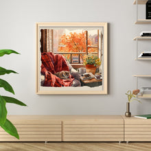 Load image into Gallery viewer, House Cat (50*50CM) 11CT 3 Stamped Cross Stitch
