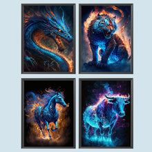 Load image into Gallery viewer, Magic Version Of The Twelve Zodiac Signs 30*40CM(Canvas) Full Round Drill Diamond Painting
