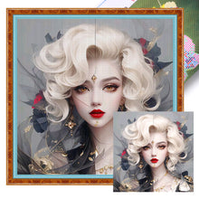 Load image into Gallery viewer, White Haired Girl (50*50CM) 11CT 3 Stamped Cross Stitch
