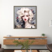 Load image into Gallery viewer, White Haired Girl (50*50CM) 11CT 3 Stamped Cross Stitch
