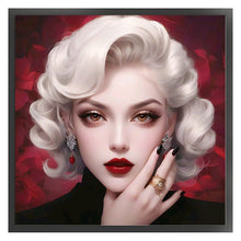 Load image into Gallery viewer, White Haired Girl (50*50CM) 11CT 3 Stamped Cross Stitch
