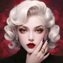 Load image into Gallery viewer, White Haired Girl (50*50CM) 11CT 3 Stamped Cross Stitch

