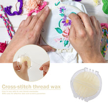 Load image into Gallery viewer, 2PCS Sewing Thread Beeswax with Box Strengthening Line Embroidery Wax 5x5x1.4cm
