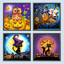 Load image into Gallery viewer, Halloween 30*30CM(Canvas) Full Round Drill Diamond Painting
