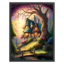 Load image into Gallery viewer, Tree Side House (50*65CM) 16CT 2 Stamped Cross Stitch
