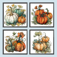 Load image into Gallery viewer, Autumn Pumpkin 30*30CM(Canvas) Full Round Drill Diamond Painting
