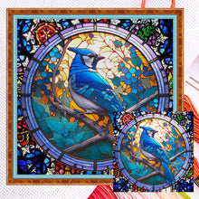 Load image into Gallery viewer, Stained Glass (40*40CM) 14CT 2 Stamped Cross Stitch
