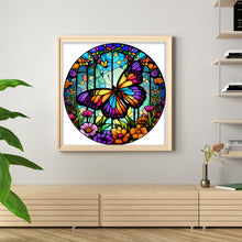 Load image into Gallery viewer, Stained Glass (40*40CM) 14CT 2 Stamped Cross Stitch
